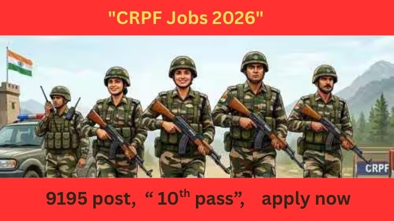 CRPF Jobs 2026